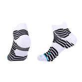 Quarter Cotton Hiking Socks for men | Dynamic Stripes Durable Grip